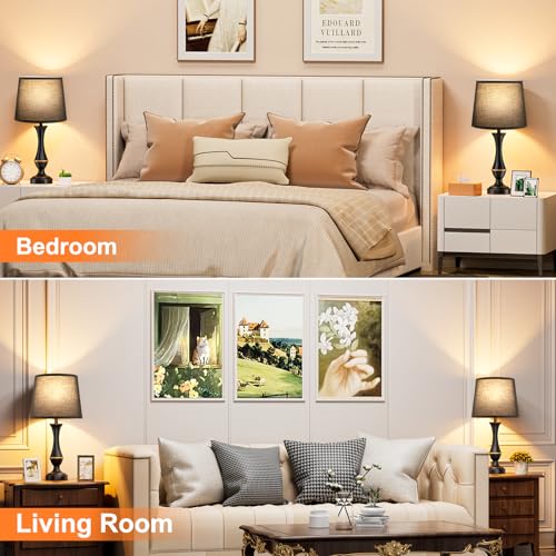 Touch Lamps for Nightstand (2 Count)