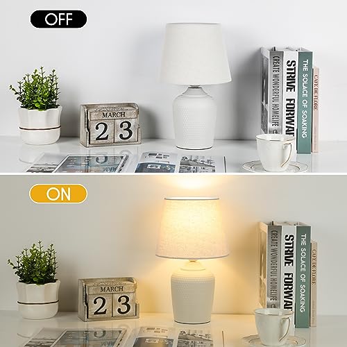 11.8’’ Small Table Lamps Set of 2 for Bedroom Kid’s Room (2 Count)