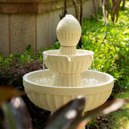 37.80” H Outdoor Water Fountain Made with Eco