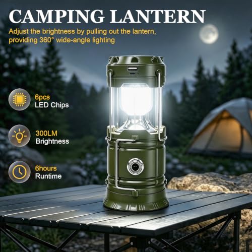 2 Pack Solar Camping Lantern (2 Count)