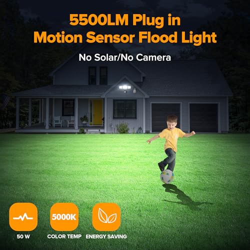 50W Motion Sensor Outdoor Lights