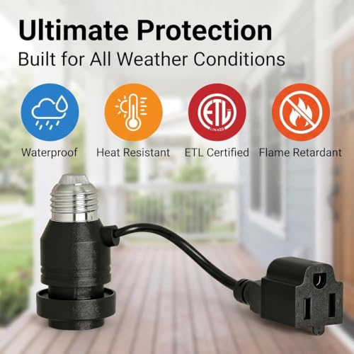 Light Socket Outlet Adapter