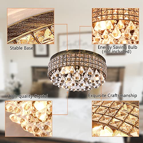 4 Light Traditional Crystal Chandelier