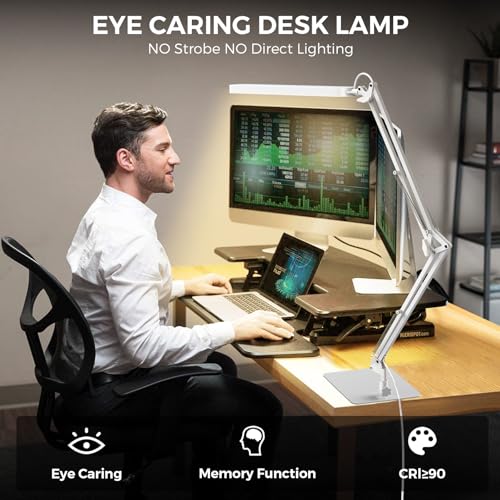 LED Desk Lamp with Slim Base