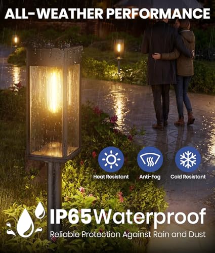 Solar Pathway Lights Outdoor (4 Count)