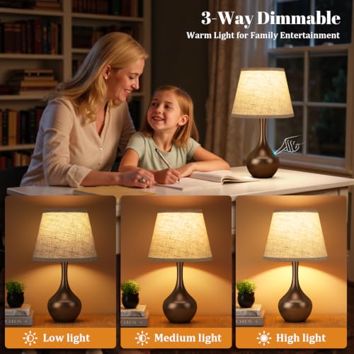 16.1" Touch Table Lamp for Nightstand