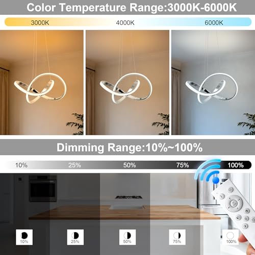 LED Chandelier Light Fixture