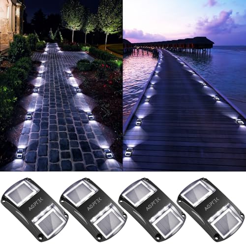 Solar Driveway Lights 4 Pack (4 Count)