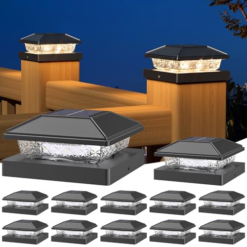 Solar Post Cap Lights (12 Count)