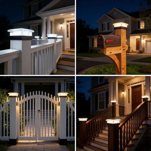 4x4 Solar Post Cap Lights 2 Pack (2 Count)