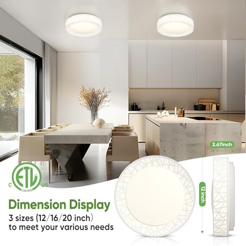 12 Inch Bird's Nest Flush Mount Ceiling Light