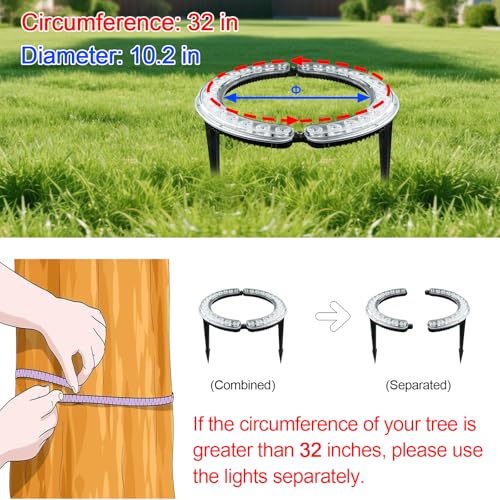 Solar Palm Tree Lights Outdoor