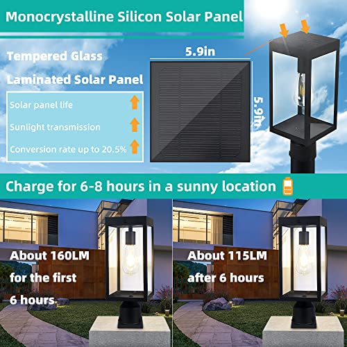 Dusk to Dawn Solar Lamp Post Light