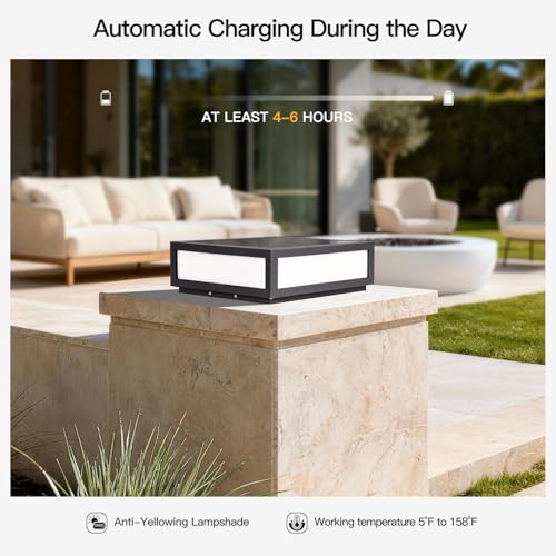 Large Solar Post Lights