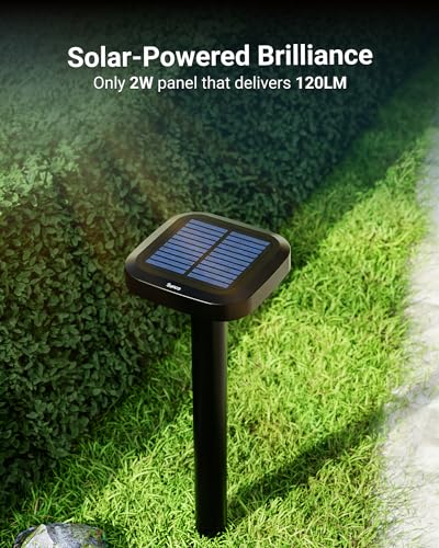 Sunco 60 Pack 2W LED Square Solar Pathway Walkway Driveway Backyard Patio Garden Outdoor Residential Super Bright Light (60 Count)
