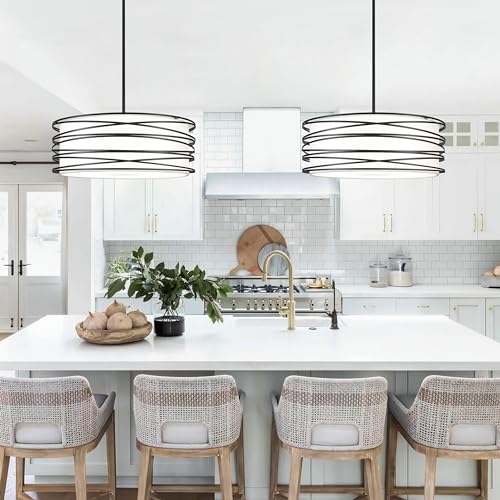 19.7" Black Pendant Light 5