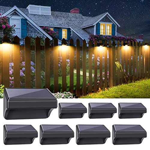 Solar Fence Lights 8 Pack (8 Count)