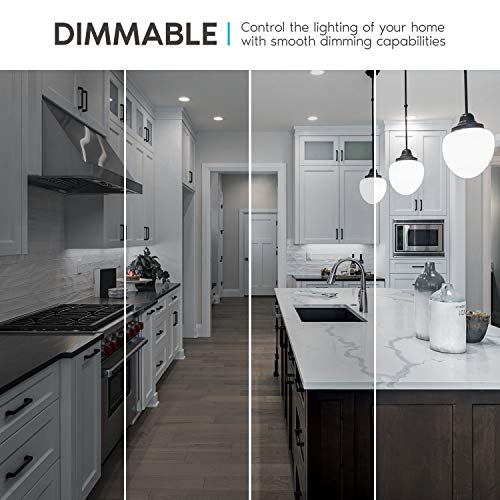 A19 LED Light Bulbs 100 Watt Equivalent Dimmable (6 Count)
