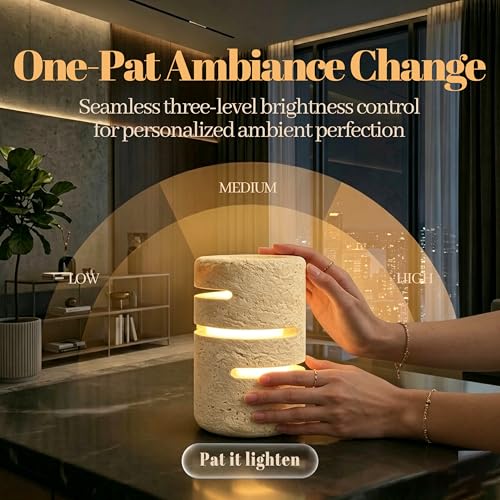 Marble Lamp Modern Pat Lamp Travertine Table Stone lamp Type