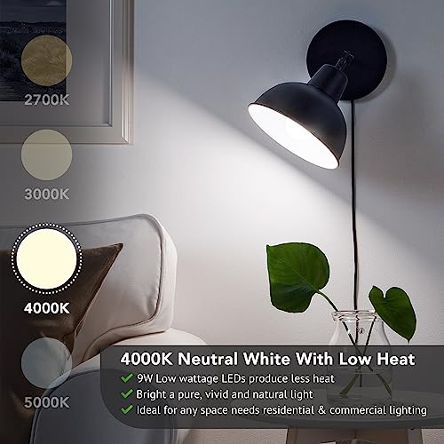 A19 LED Light Bulbs (4 Count)