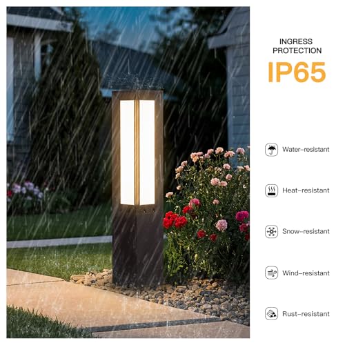 31.5" Solar Pathway Lights Outdoor