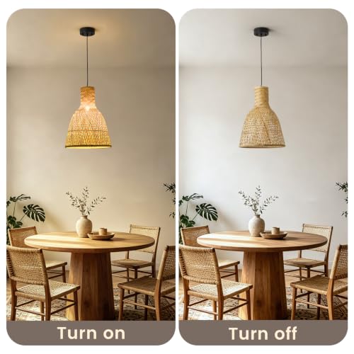 Natural Bamboo Pendant Light