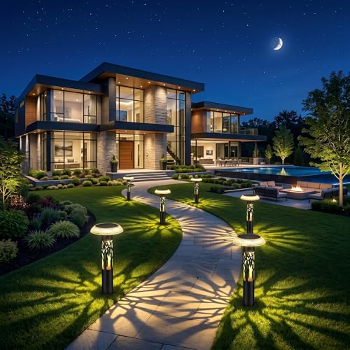 Solar Pathway Lights Outdoor (6 Count)