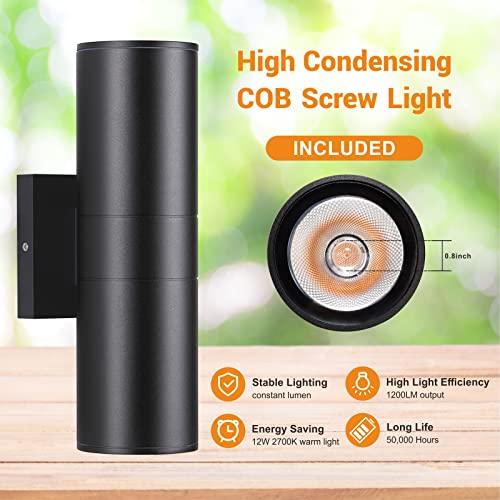 Outdoor Wall Lights 2 Packs (2 Count)