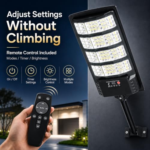 Solar Security Lights Outdoor (4 Count)