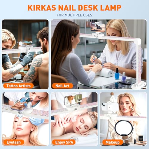 Half Moon Light for Nail Desk