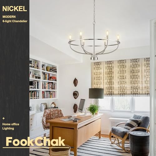 Brushed Nickel Chandelier