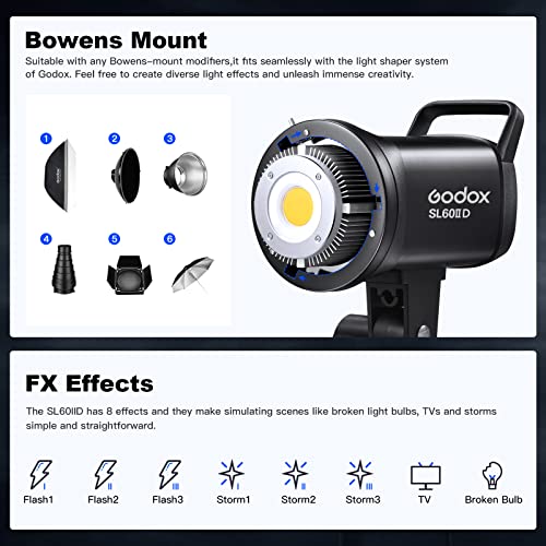 SL60IID LED Video Light (3 Count)