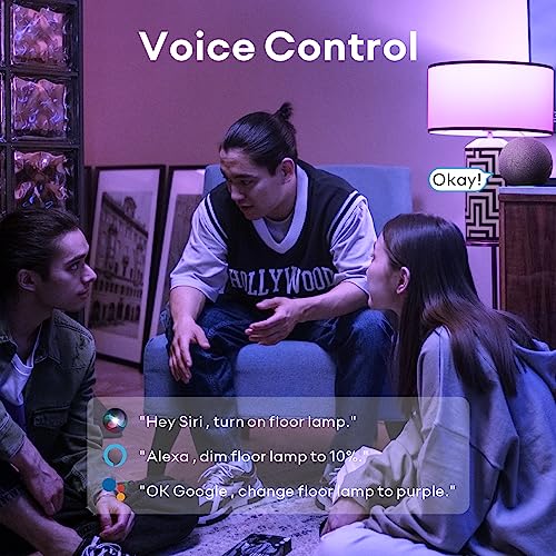 Smart Light Bulb Works with Apple Homekit (4 Count)