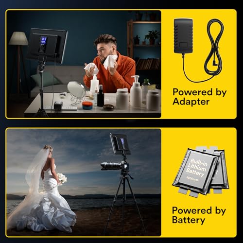 13" LED Video Soft Light Panel with Desk Stand