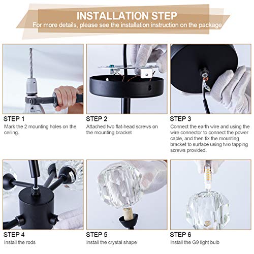 Sputnik Chandeliers for Dining Room