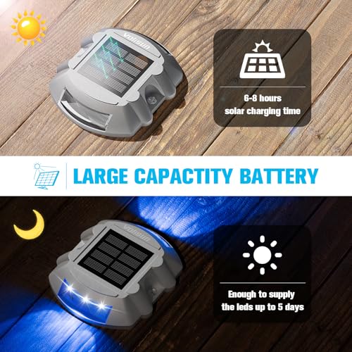 Solar Deck Driveway Dock Lights (16 Count)