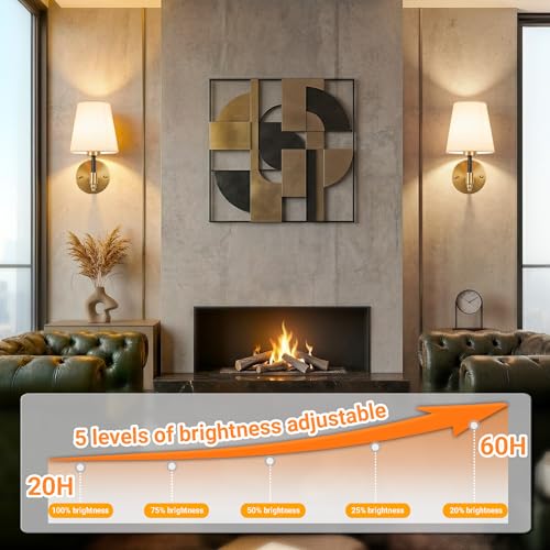Battery Operated Wall Sconce
