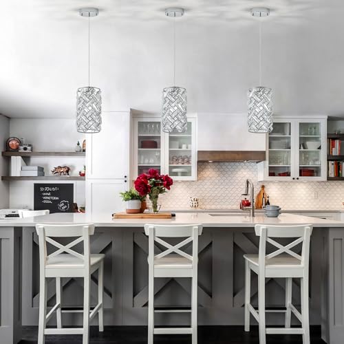 Modern Chrome Pendant Light