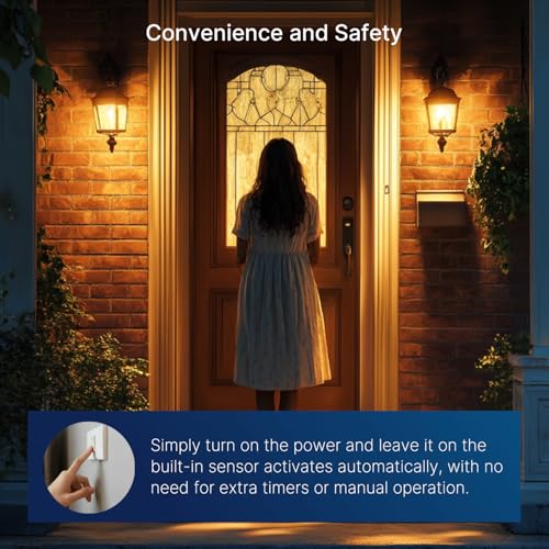 Dusk to Dawn Outdoor Sensor ST19 LED Light Bulb (4 Count)