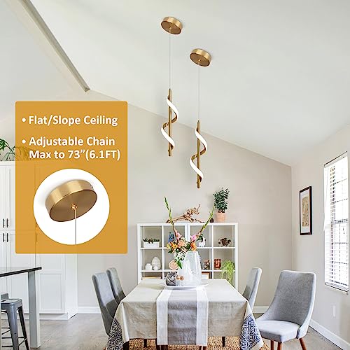 Gold Pendant Light