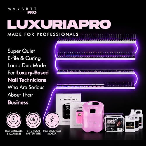 LuxuriaPro 98W Professional UV LED Nail Lamp