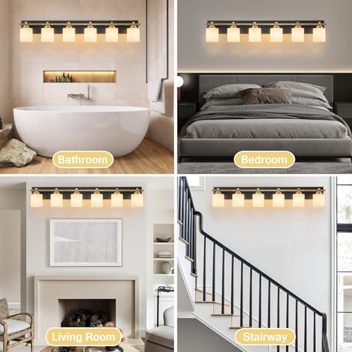 Modern Bathroom Light Fixtures Over Mirror