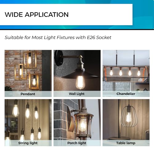 Edison Bulbs Dimmable (6 Count)