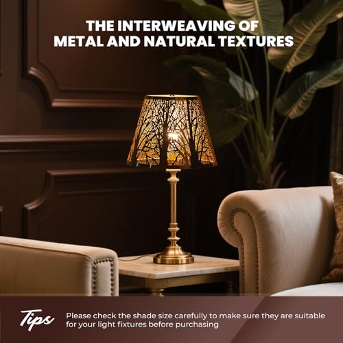 Small Metal Lamp Shade with Stainless Steel Mirror