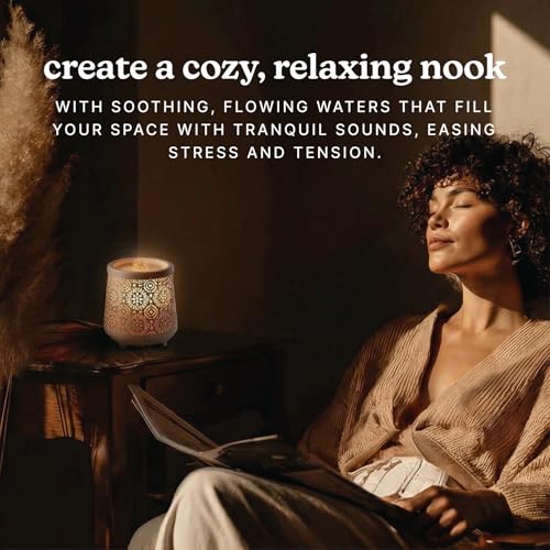 Indoor Relaxation Fountain with Light & Natural Sound