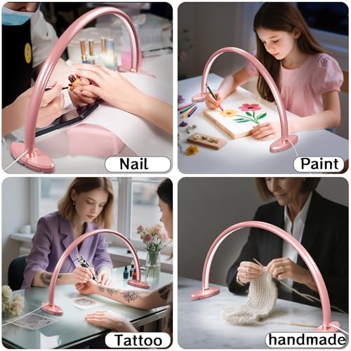 Half Moon Light for Nail Desk