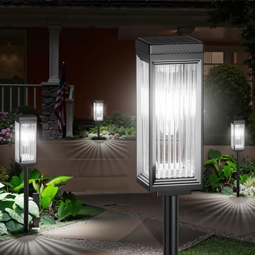 Solar Pathway Lights Outdoor (4 Count)