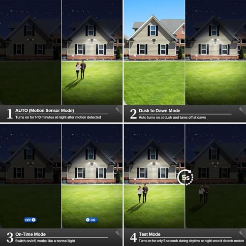 25W 3000LM Motion Sensor Outdoor Security Lights