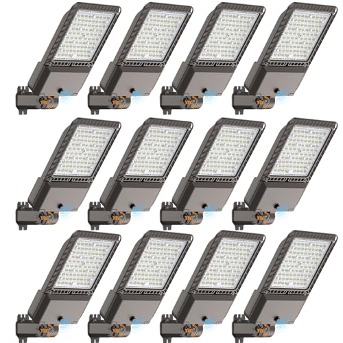 240W LED Parking Lot Light 60000LM Outdoor Street Lights 12 Pack (12 Count)