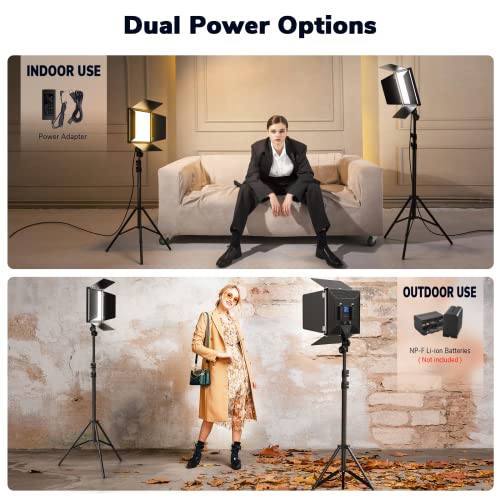 D50 Photography Lighting with Barn Door